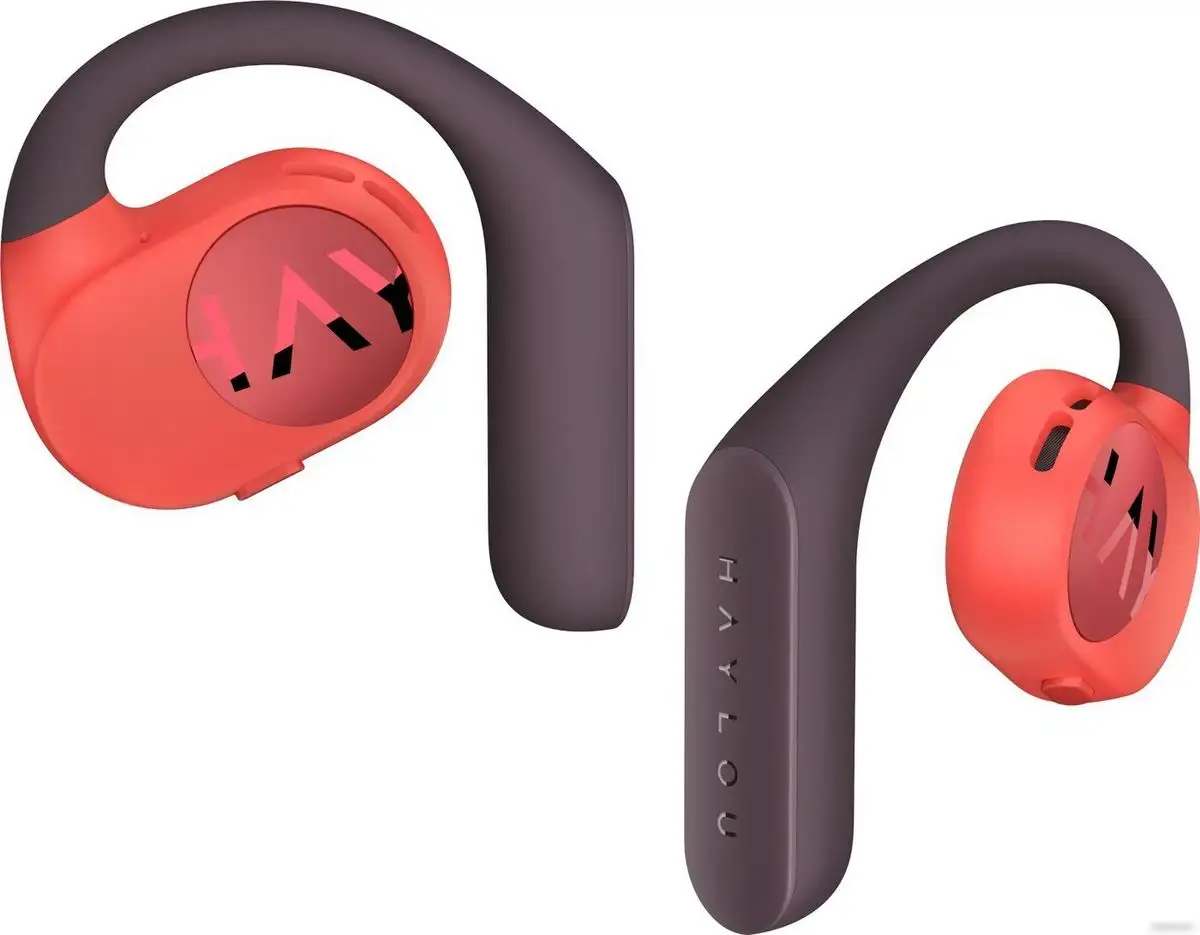 Наушники Haylou PurFree Buds (черный/оранжевый) – фото товара