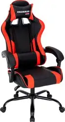 Игровое (геймерское) кресло CHAIRMAN CH41 (экокожа, черно-красный) – изображение в каталоге