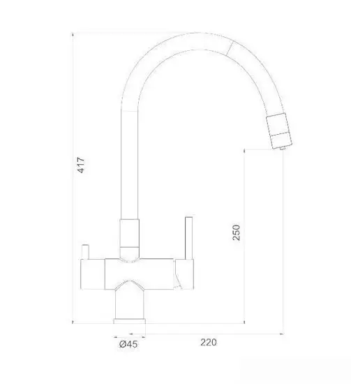 Смеситель Gappo G4398-39 - фото товара
