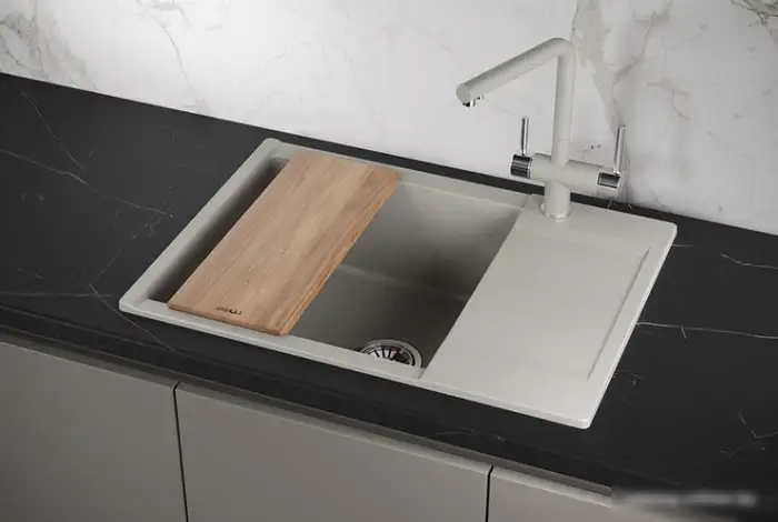 Кухонная мойка Granula ES-7003 (базальт) - фото товара