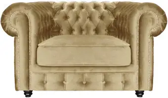 Интерьерное кресло Brioli Честер Классик (B2/бежевый)