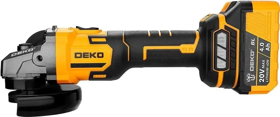 Угловая шлифмашина Deko DKAG-125 083-1063 (с 1-им АКБ) – фото товара