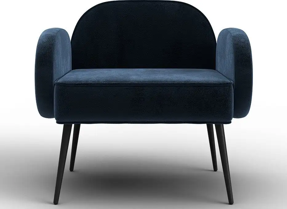 Интерьерное кресло Лига диванов Лига-086 132438 (велюр Tower 13 синий)