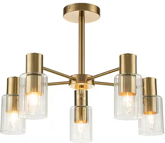 Люстра средней высоты Escada 2120/5P (черный) – изображение в каталоге