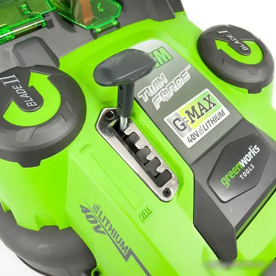 Колёсная газонокосилка Greenworks G40LM49DBK4 (с 1-м АКБ 4 Ah) – фото товара
