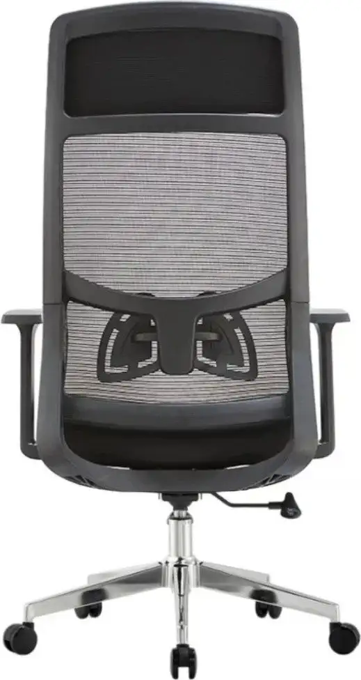 Офисное кресло SitUp Aura LUX Black Chrome (сетка Black/Black) – фото товара