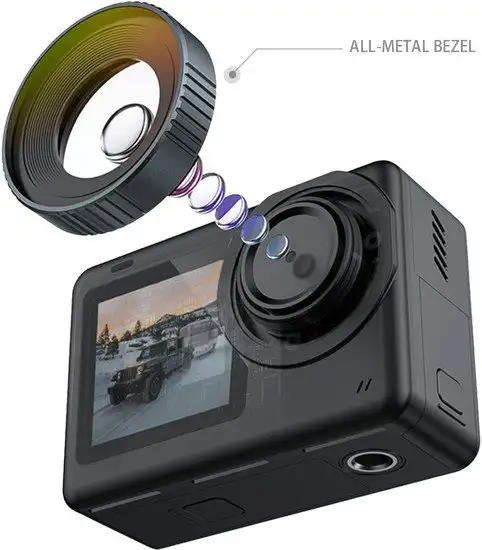 Экшен-камера SJCAM SJ10 Pro Dual Screen (черный) – фото товара