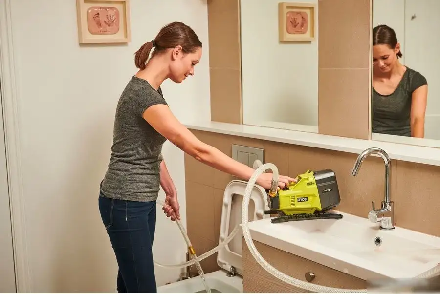 Самовсасывающий насос Ryobi One+ R18TP-0 (без АКБ) - фото товара