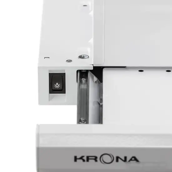 Кухонная вытяжка Krona Kamilla 600 E1M (белый) - подробное фото Кухонная вытяжка Krona Kamilla 600 E1M (белый) - фото товара