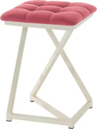 Табурет AMC Comfort 9.3.8 (ткань, красный/слоновая кость) – изображение в каталоге