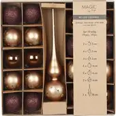 Елочная игрушка Inge's Christmas One-Two-Tree! 40563P416 (19пр, медный) – изображение в каталоге