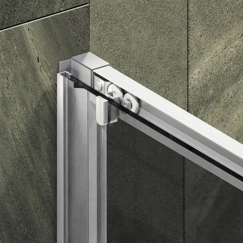 Душевая дверь MaybahGlass 195x100 MGD-1283-5 (графитовое стекло/хром матовый) - фото товара