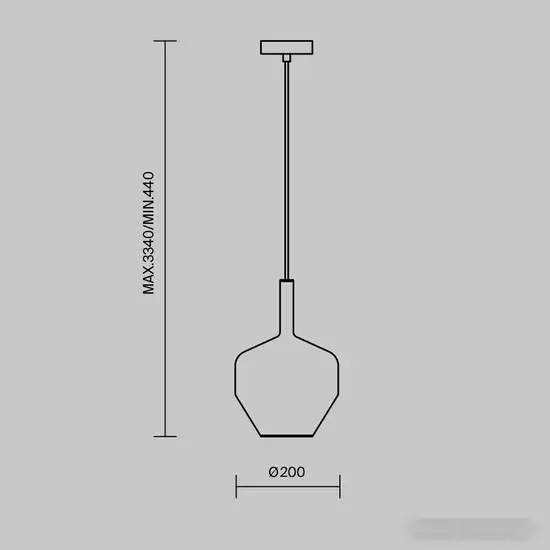 Подвесная люстра Maytoni Duality MOD271PL-01B6 – фото товара