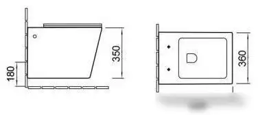 Унитаз подвесной SantiLine SL-5007 - фото товара