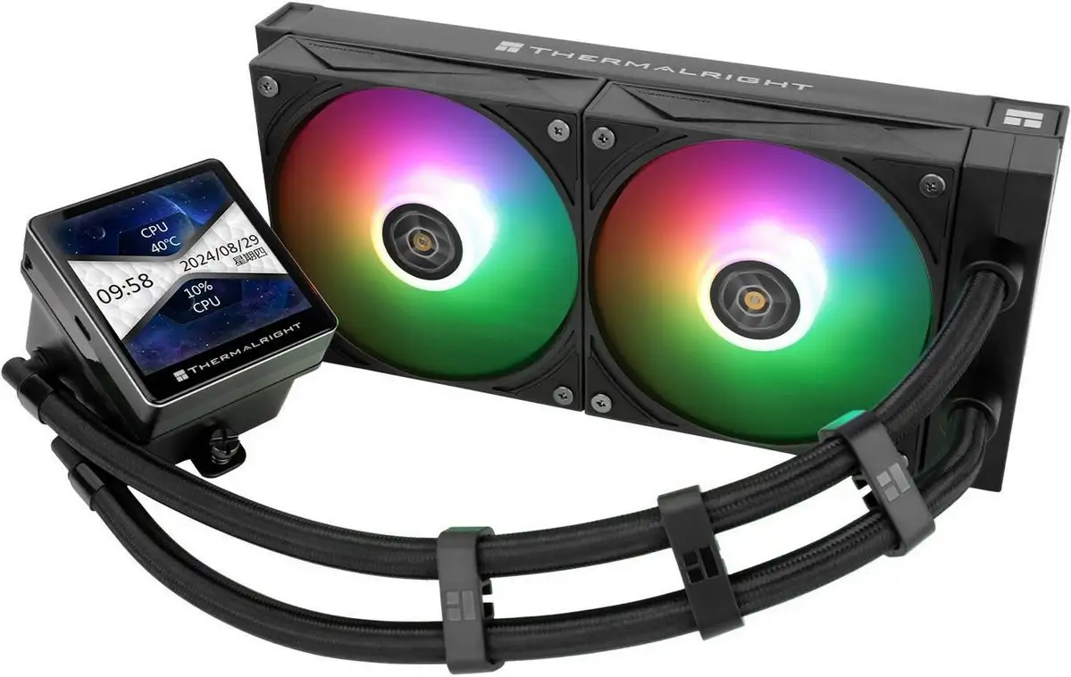 Система жидкостного охлаждения для процессора Thermalright Grand Vision 240 ARGB (черный) – фото товара