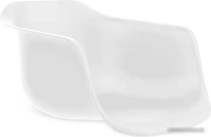 Стул с подлокотниками Sheffilton SHT-ST31/S128 (белый/хром/белый муар) – фото товара