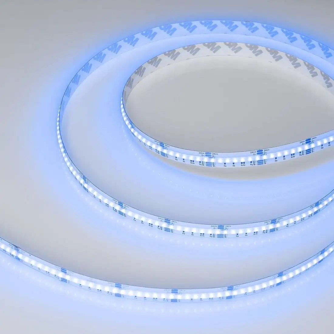 Светодиодная лента COB Arlight 7.2W/m 840Led/m CSP разноцветный/холодный белый 5M CSP-X840-12mm 24V RGBW-White 046935 – фото товара