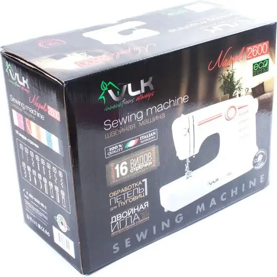 Швейная машина VLK Napoli 2600 - фото товара