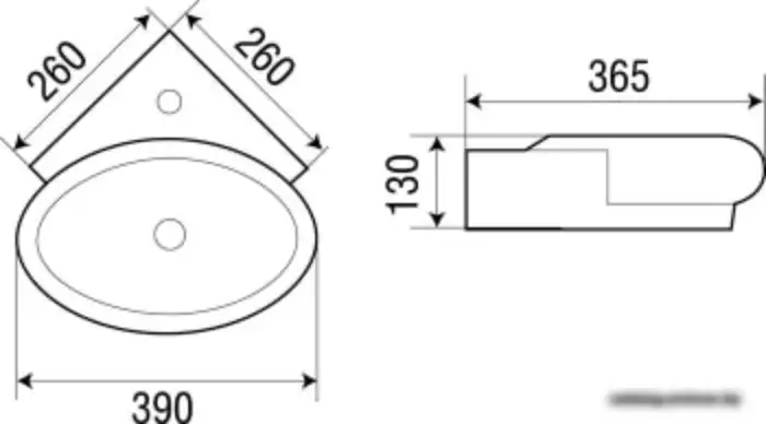 Умывальник WeltWasser Aisbach 5010 - фото товара