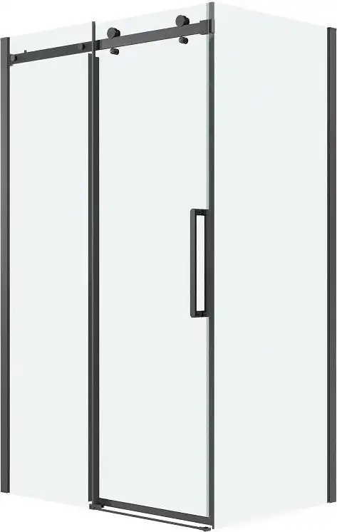 Душевая стенка Grossman Classic 100х195 200.K33.04.100.42.00 (графит сатин/стекло прозрачное) - фото товара