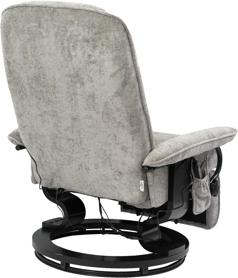 Массажное кресло Calviano 23 (серый плюш)