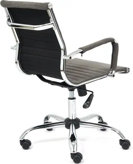 Кресло TetChair Urban-Low (флок, серый) – фото товара