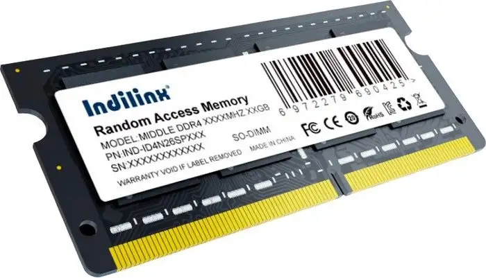 Оперативная память Indilinx 8ГБ DDR4 SODIMM 3200 МГц IND-ID4N32SP08X – фото товара