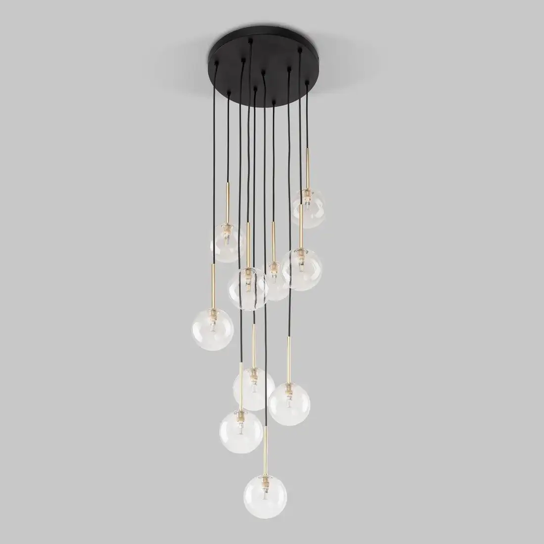 Подвесная люстра TK Lighting Nilos 5944 (золото/черный) – фото товара