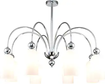 Подвесная люстра Escada Ode 686/8PL E14*60W Chrome – изображение в каталоге