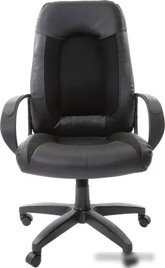 Кресло Brabix Strike EX-525 (кожзам/ткань TW, черный) – фото товара