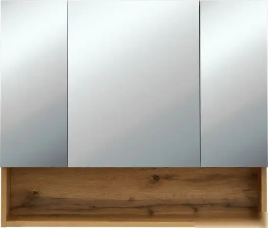 Doratiz Шкаф с зеркалом для ванной Сицилия 80 2712.118 (дуб вотан) – фото товара