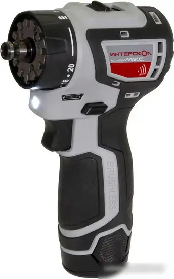 Дрель-шуруповерт Интерскол КомбиМАКС ДА-10/12В 36 687.2.2.77 (с 2-мя АКБ, сумка) – фото товара