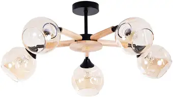 Люстра средней высоты Arte Lamp Branson A4370PL-5BR – изображение в каталоге