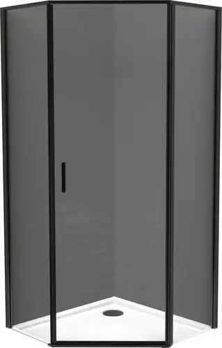 Душевой уголок BelBagno UNO-195-P-1-100-C-NERO