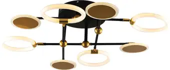 Люстра средней высоты Escada Cassiopeia 10247/8 LED LED*63W Black/Gold – изображение в каталоге