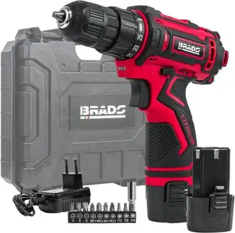 Дрель-шуруповерт Brado DF420B (с 2-мя АКБ, кейс) – изображение в каталоге