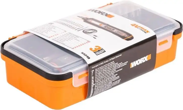 Электроотвертка Worx WX240 (с АКБ, кейс) – фото товара