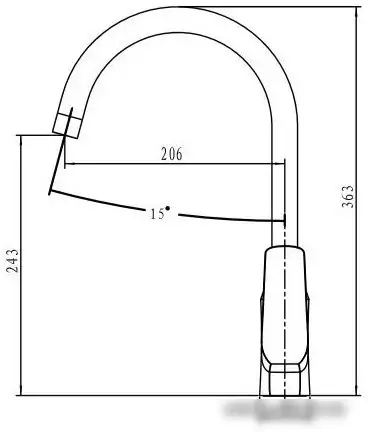Смеситель Kaiser Glory [69044] - фото товара