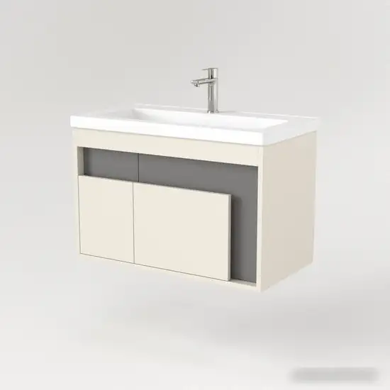 Дабер Тумба под умывальник 016 Тобага/Эридан 80 Т16.8Т.0.19 (бежевый/серый) – фото товара