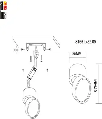Трековый светильник ST Luce ST651 ST651.536.09 – изображение в каталоге