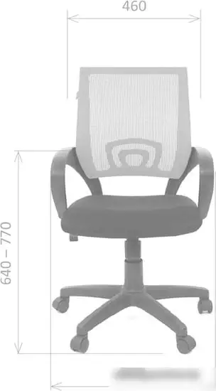 Кресло Divan Chairman 696 black TW-01 (черный) – фото товара