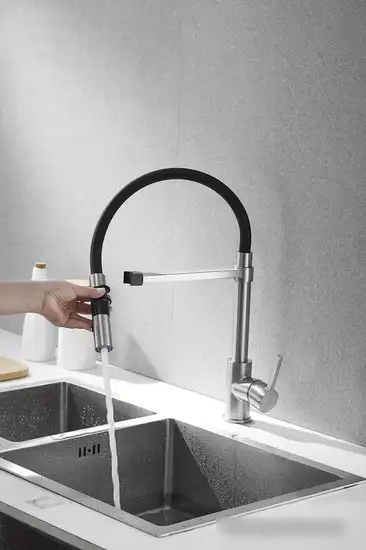 Смеситель Rose R133L (сатин) - фото товара