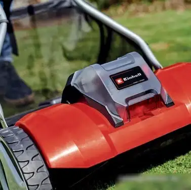 Барабанная газонокосилка Einhell GE-HM 18/38 Li-Solo (без АКБ) – подробное фото Барабанная газонокосилка Einhell GE-HM 18/38 Li-Solo (без АКБ) – фото товара