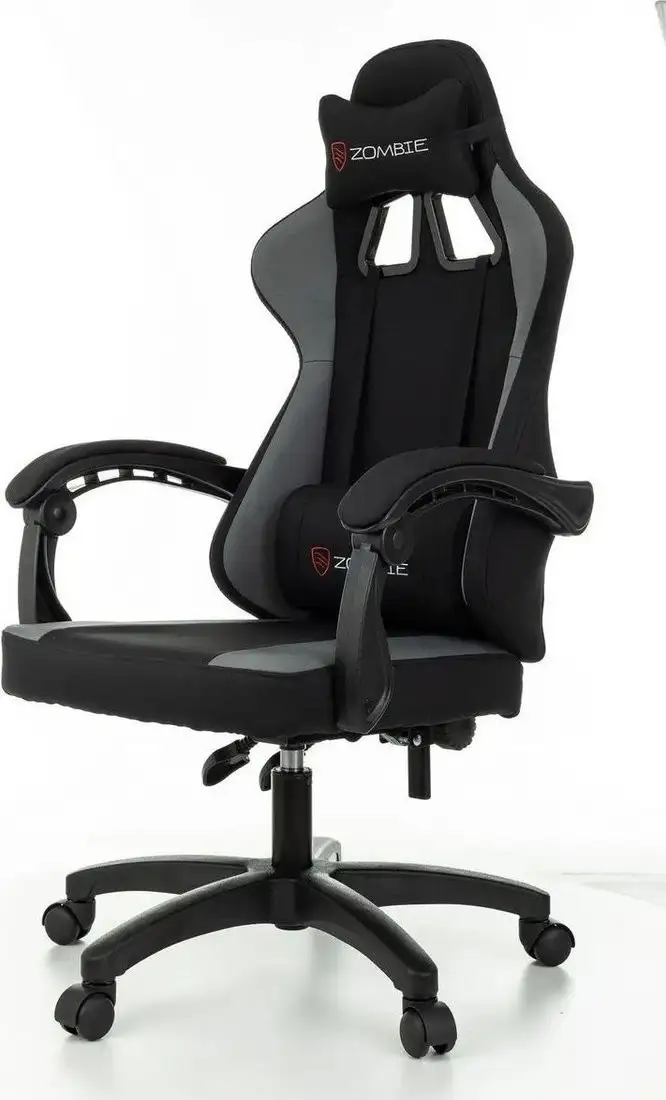 Игровое (геймерское) кресло Бюрократ Zombie Rudger (черный/серый) – фото товара