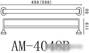 Держатель для полотенца Art&Max Ovale AM-4048B – фото товара