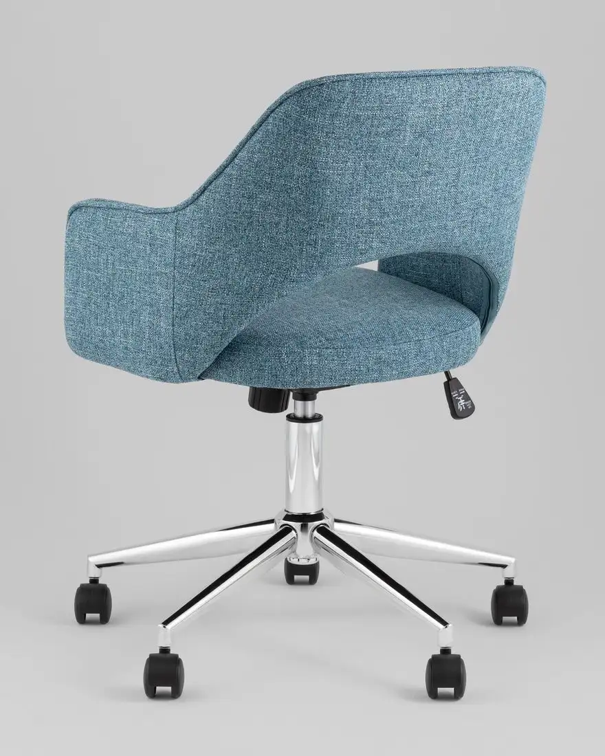 Офисное кресло Stool Group Кларк Clarkson Tweed Blue (рогожка, синий) – фото товара