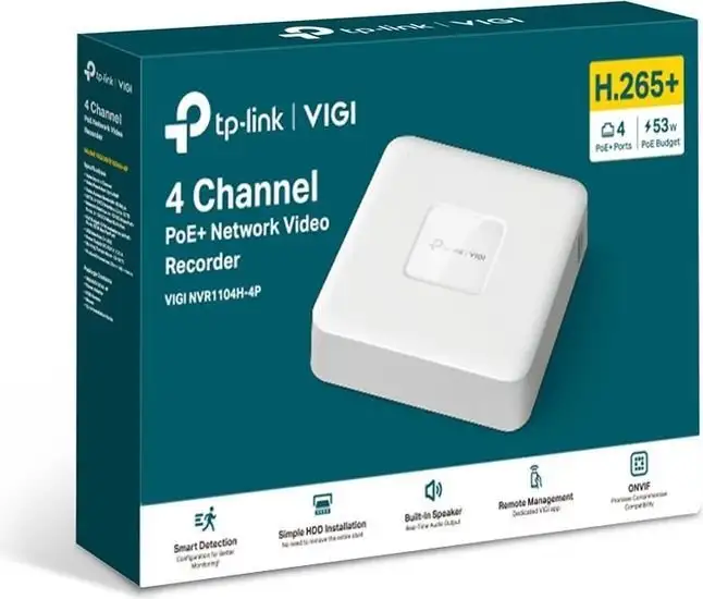Сетевой видеорегистратор TP-Link NVR1104H-4P – фото товара