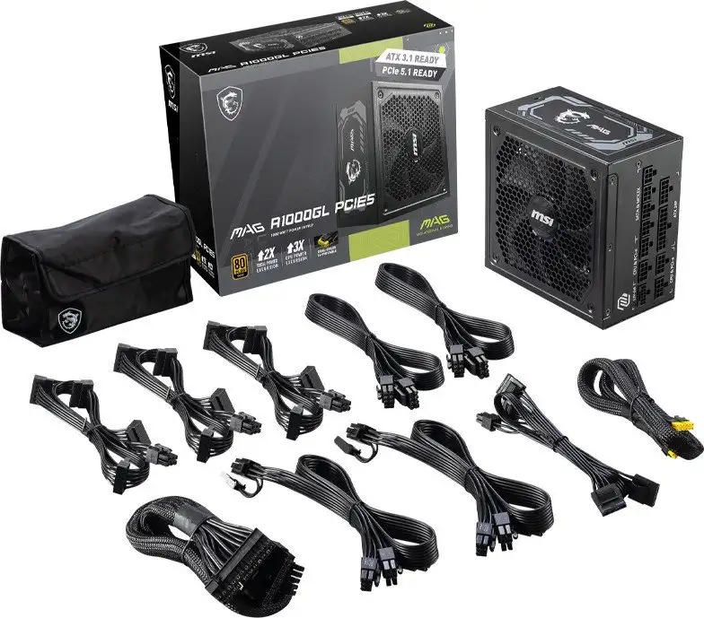 Блок питания MSI MAG A1000GL PCIE5 – фото товара