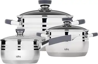 Набор кастрюль Lara Mercury LR02-122 – изображение в каталоге