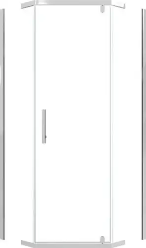 Душевой уголок Niagara Eco NG-1010-14D 100x100x190 (хром/стекло прозрачное) - изображение в каталоге